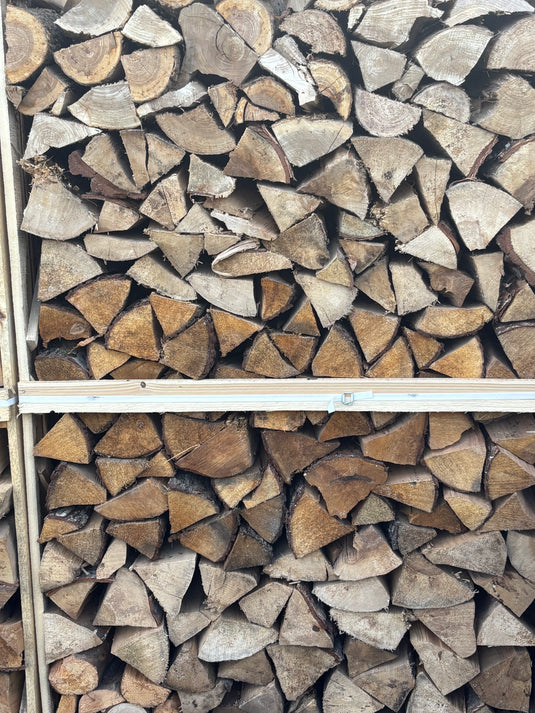 hele pallet berk, els, eik en es gemengd op 25cm gekliefd!