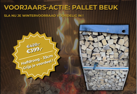 Voorjaarsactie: Hele Pallet Beuk
